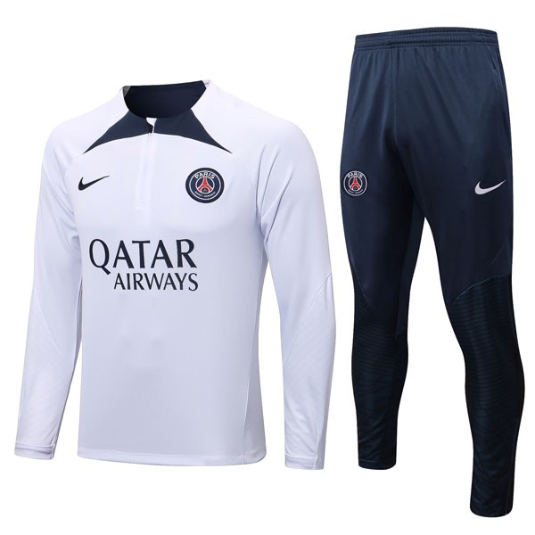 Sudadera De Training PSG 2022 2023 Blanco Azul